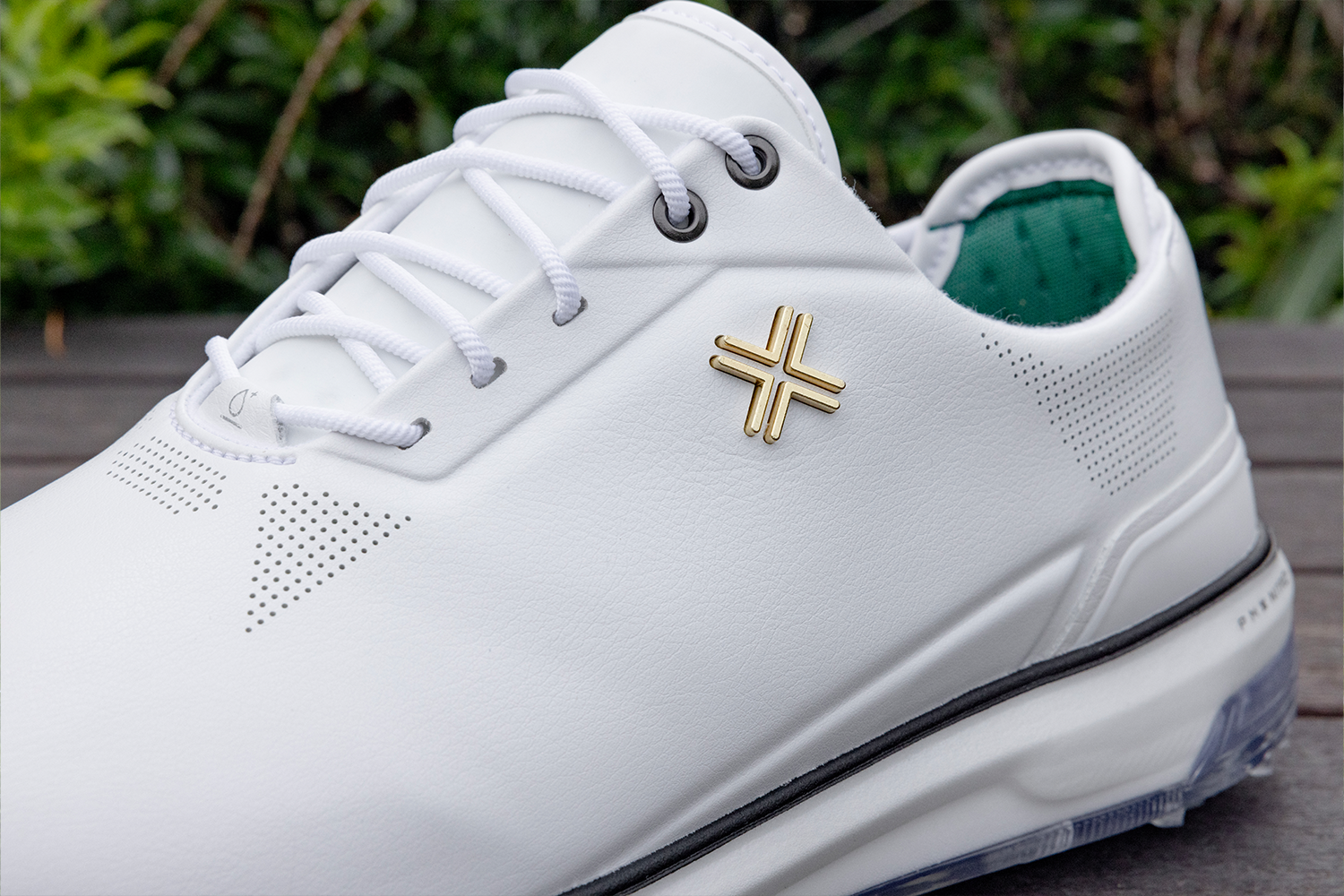 PAYNTR X-Eighty-Seven SC Spiked Golf Shoes- White