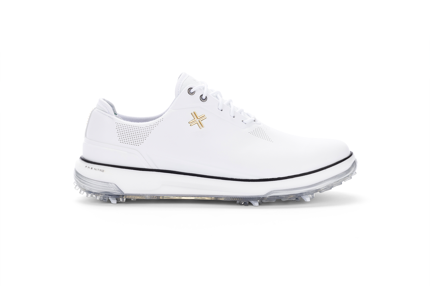 PAYNTR X-Eighty-Seven SC Spiked Golf Shoes- White