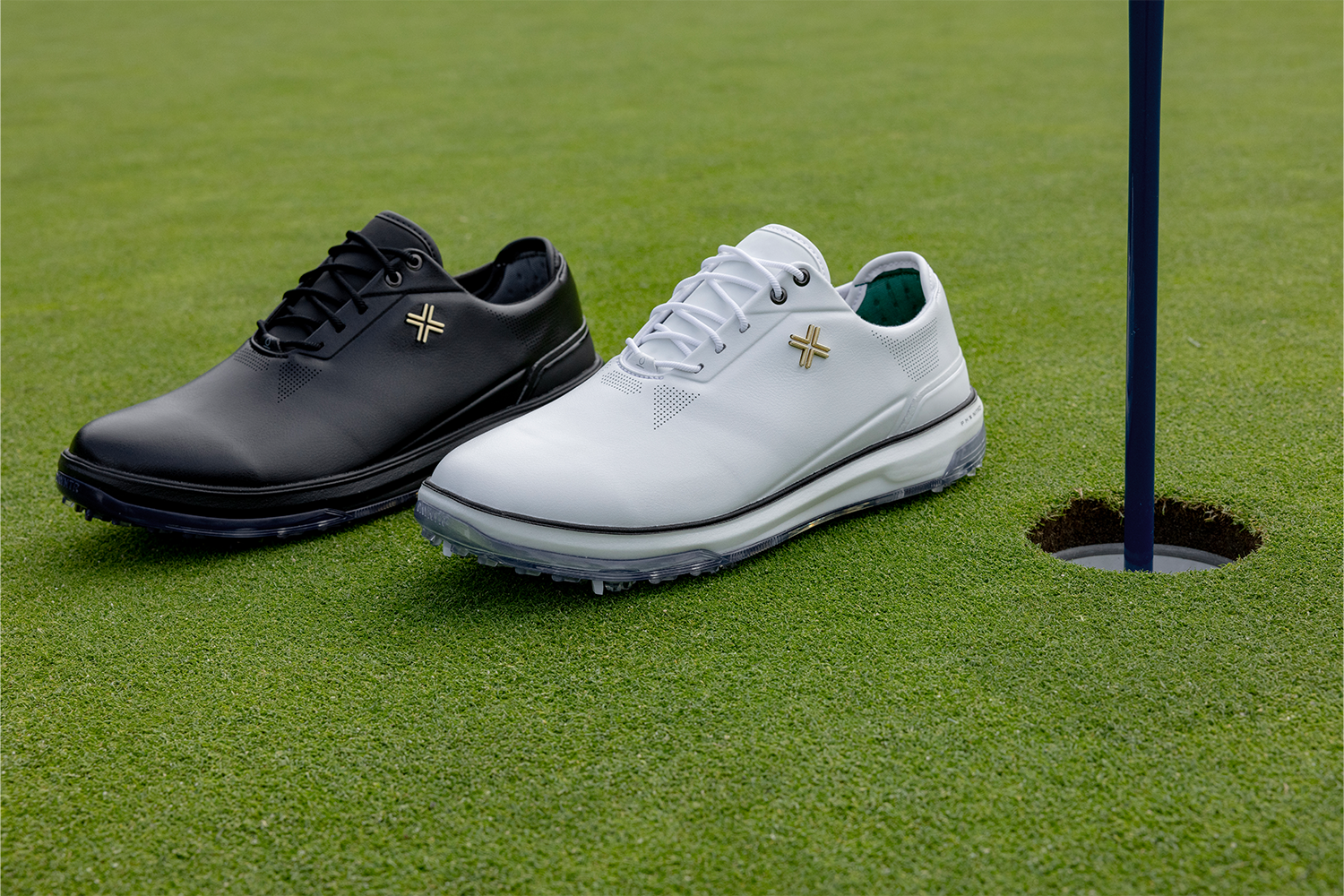 PAYNTR X-Eighty-Seven SC Spiked Golf Shoes- Black