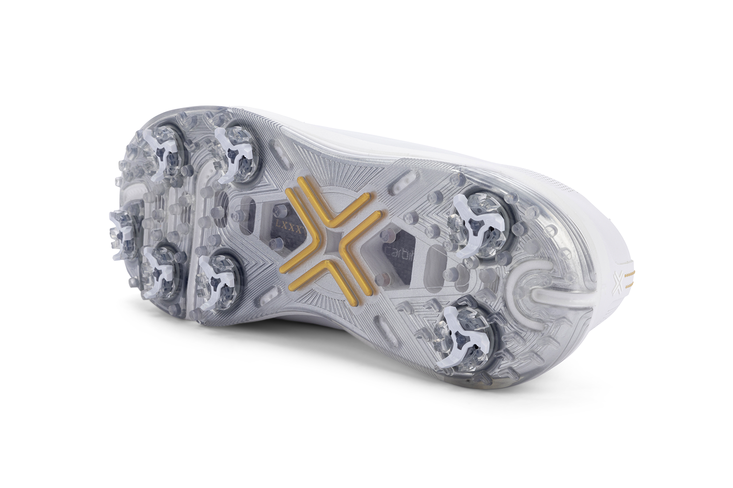 PAYNTR X-Eighty-Seven SC Spiked Golf Shoes- White