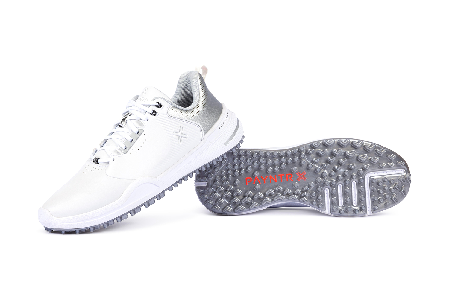 PAYNTR X-003 Spikeless Golf Shoes - White